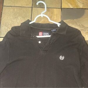 Chaps Men's Polo Shirt in Black